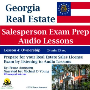 Georga Real Estate Salesperson Exam Lessons